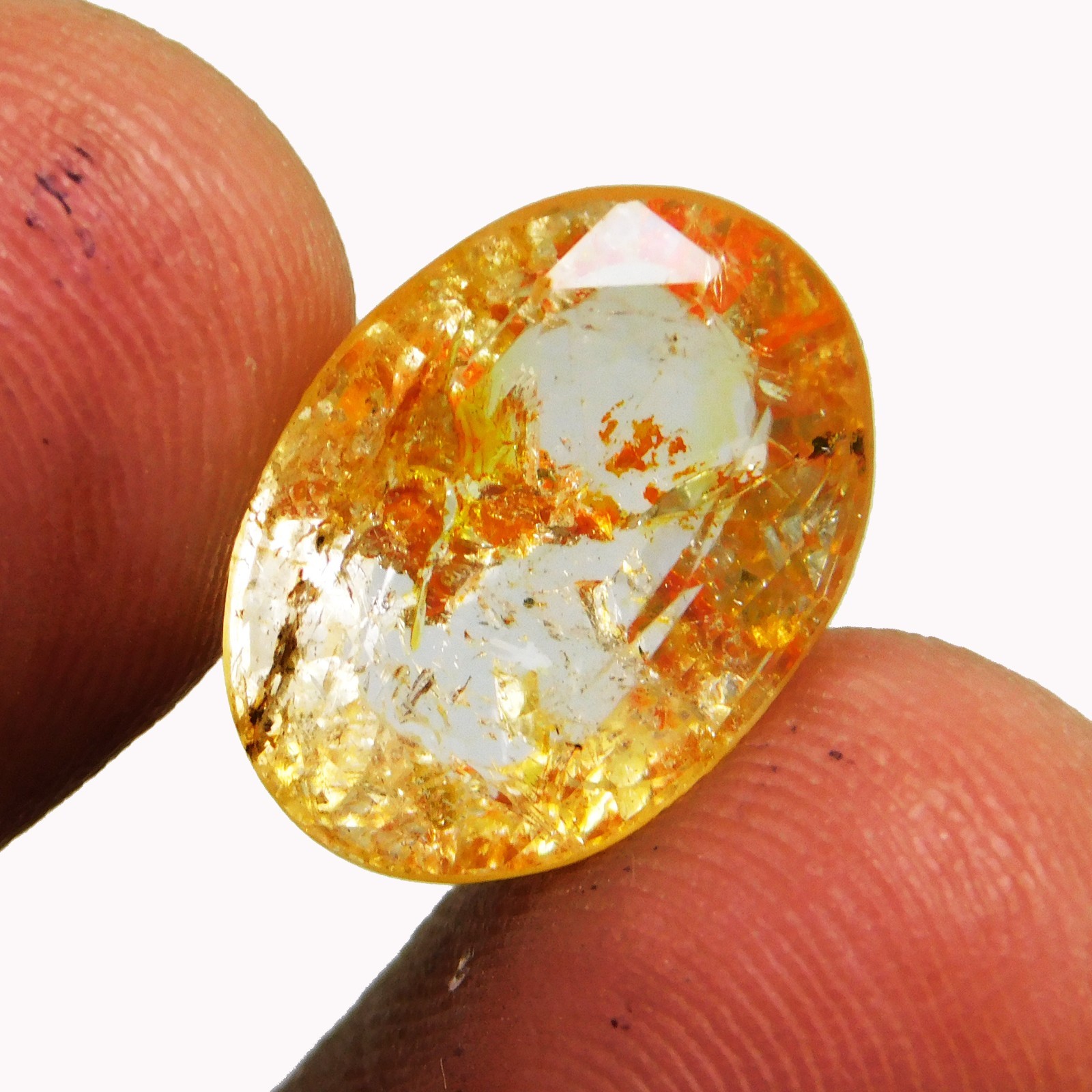 Certified 9.90 Ct Yellow Sapphire (Pukhraj) Natural from Sri Lanka (Ceylon)
