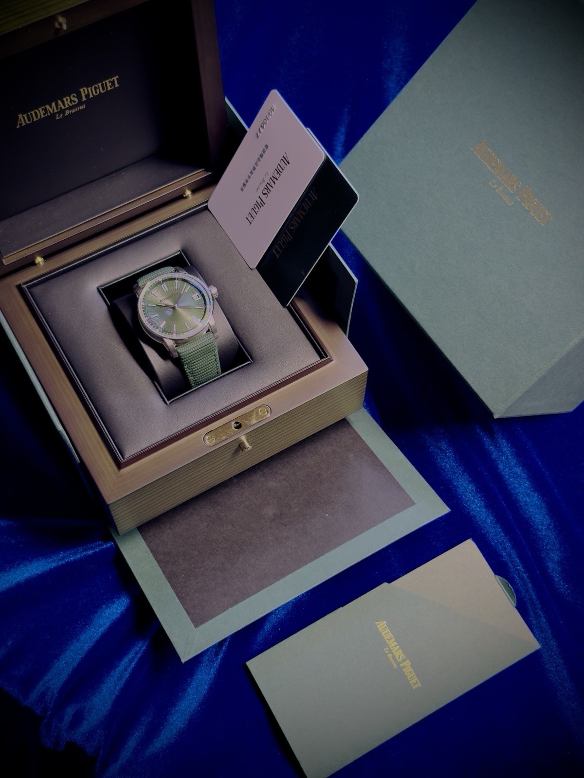 Audemars Piguet Code 11.59 Green – 15210ST.OO.A056KB.01 – Selfwinding – Warranty