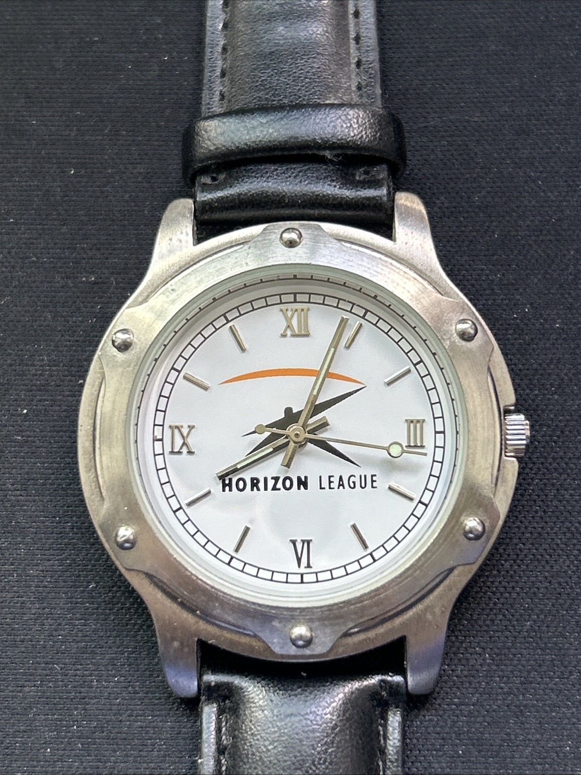 Horizon League Silver Tone Quartz Watch