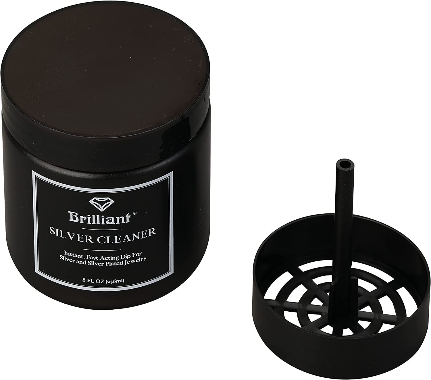 Brilliant Silver Dip Cleaner Tarnish Remover Liquid 8 fl oz