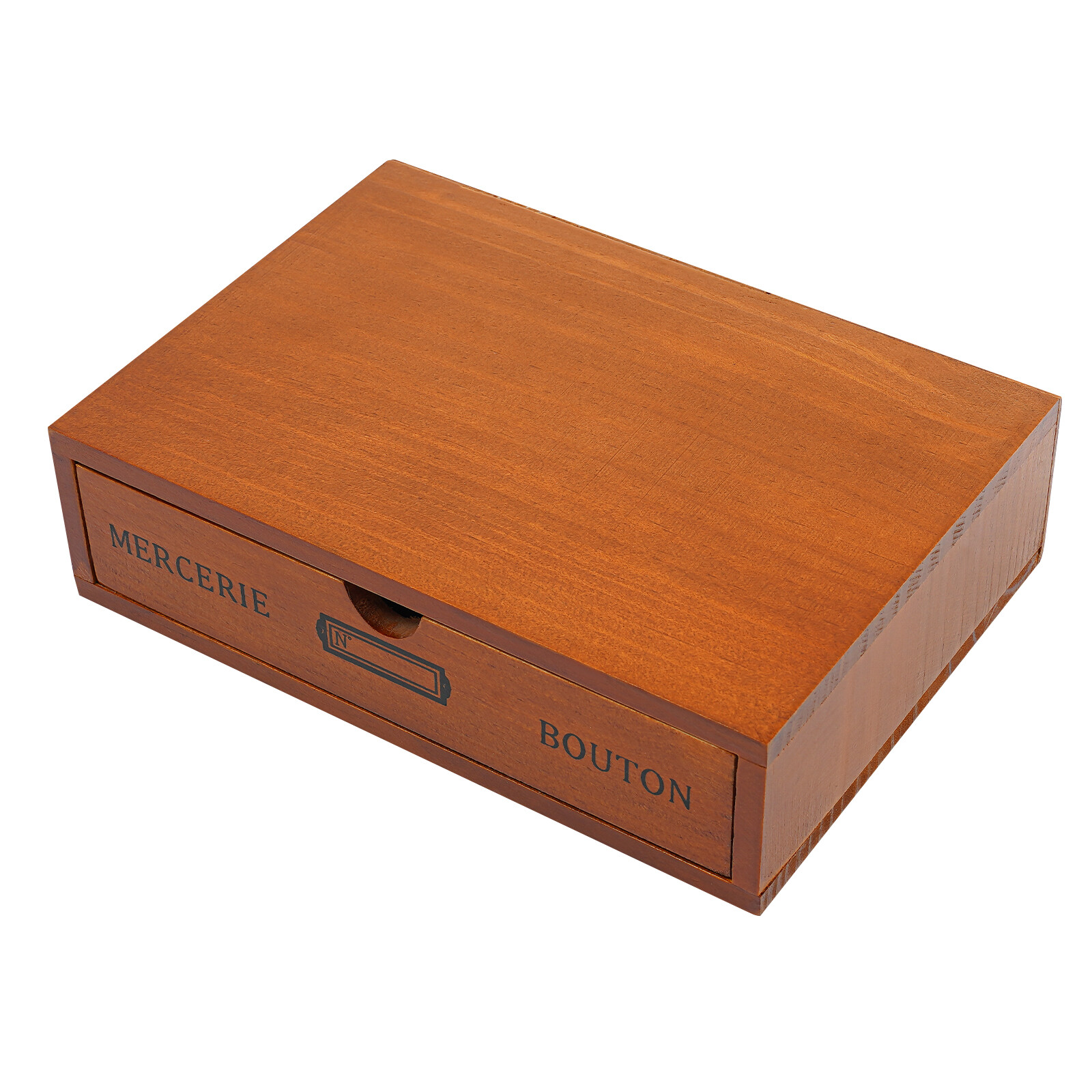 Single-Drawer Storage Box, Wooden Desktop Jewelry Organizer, Desktop Drawer Box