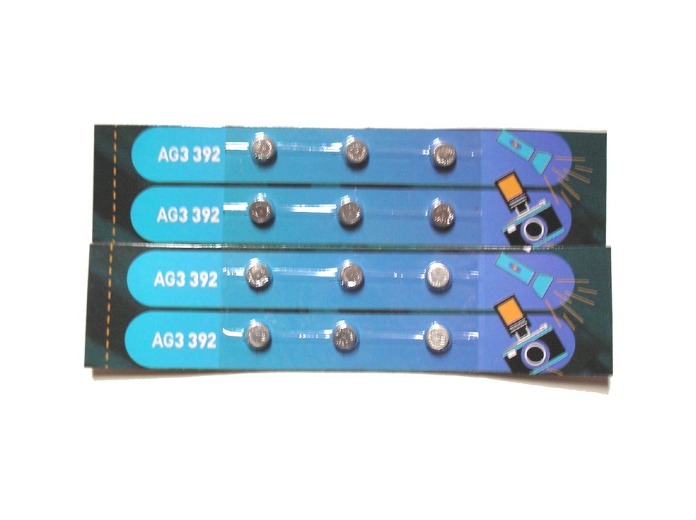 12 pcs AG3 392A LR41W Button Cell Battery