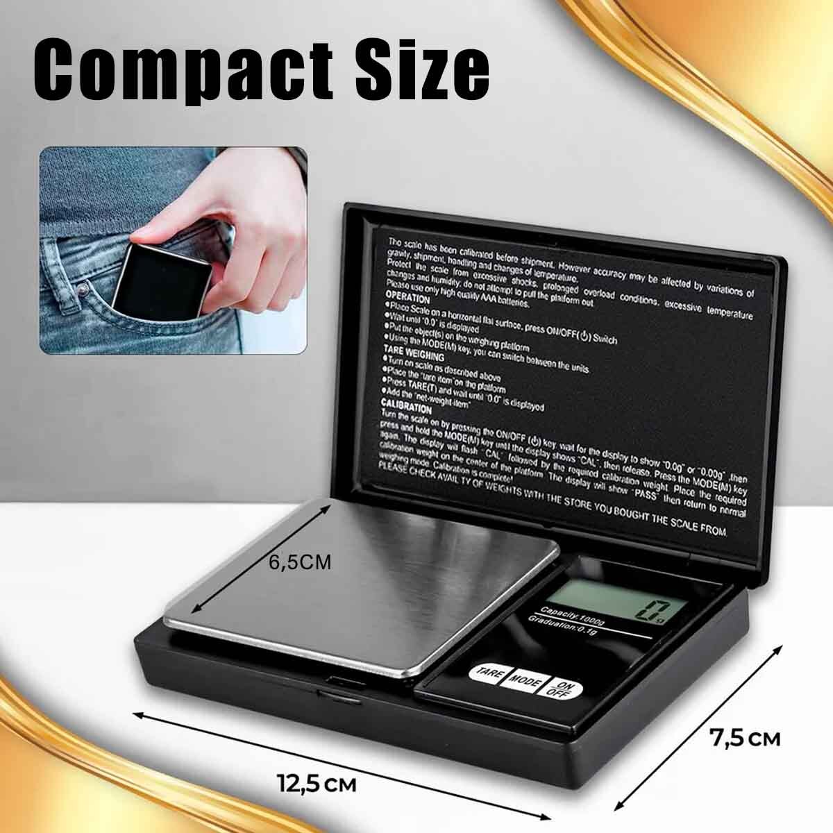 1000G Food Scale, Digital Kitchen Scale Weight Grams and oz for Cooking Baking