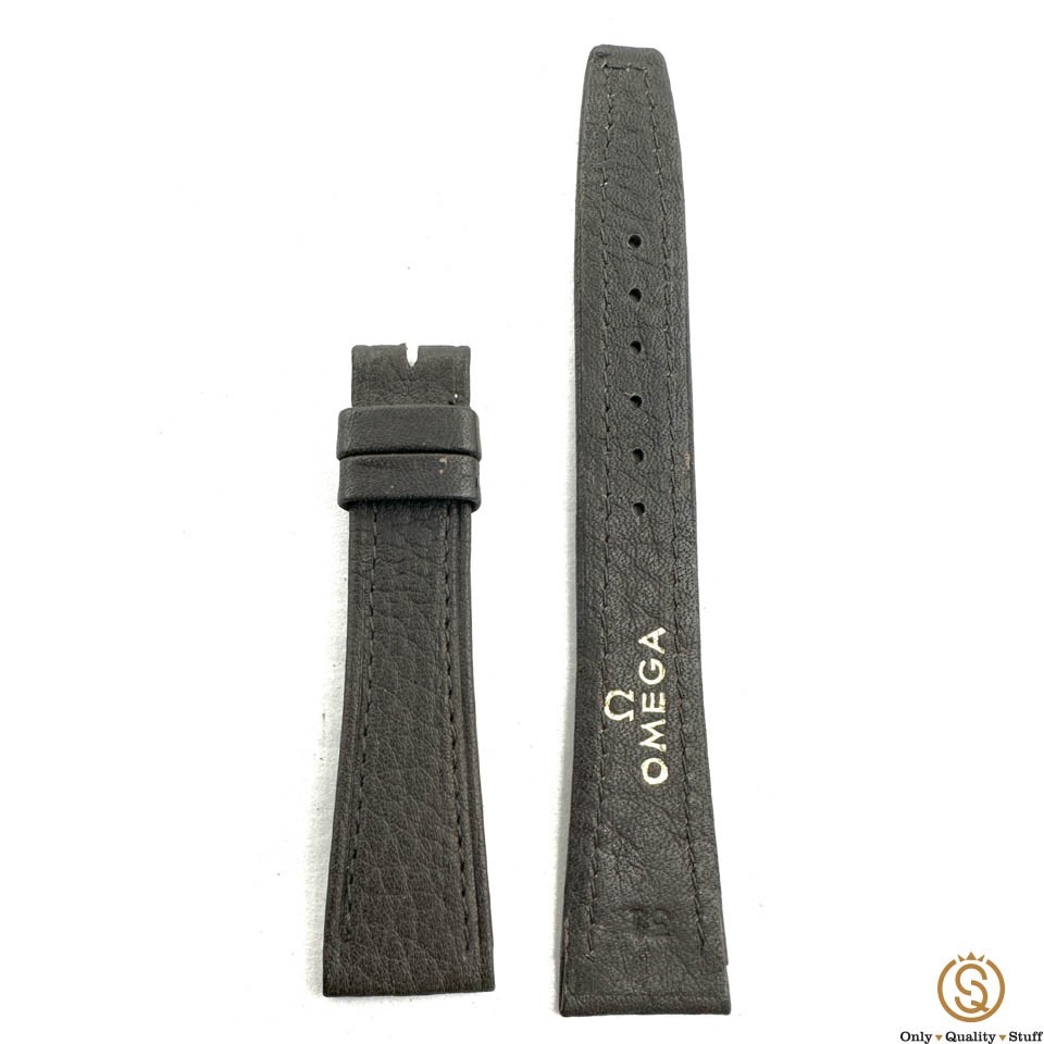 Omega Brown Leather Strap Brown Leather Strap 19mm-14mm Original