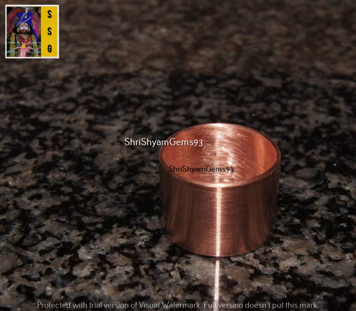 Pure Copper Ring Copper Wide Band Ring Solid Copper Ring Women & Men’s Ring