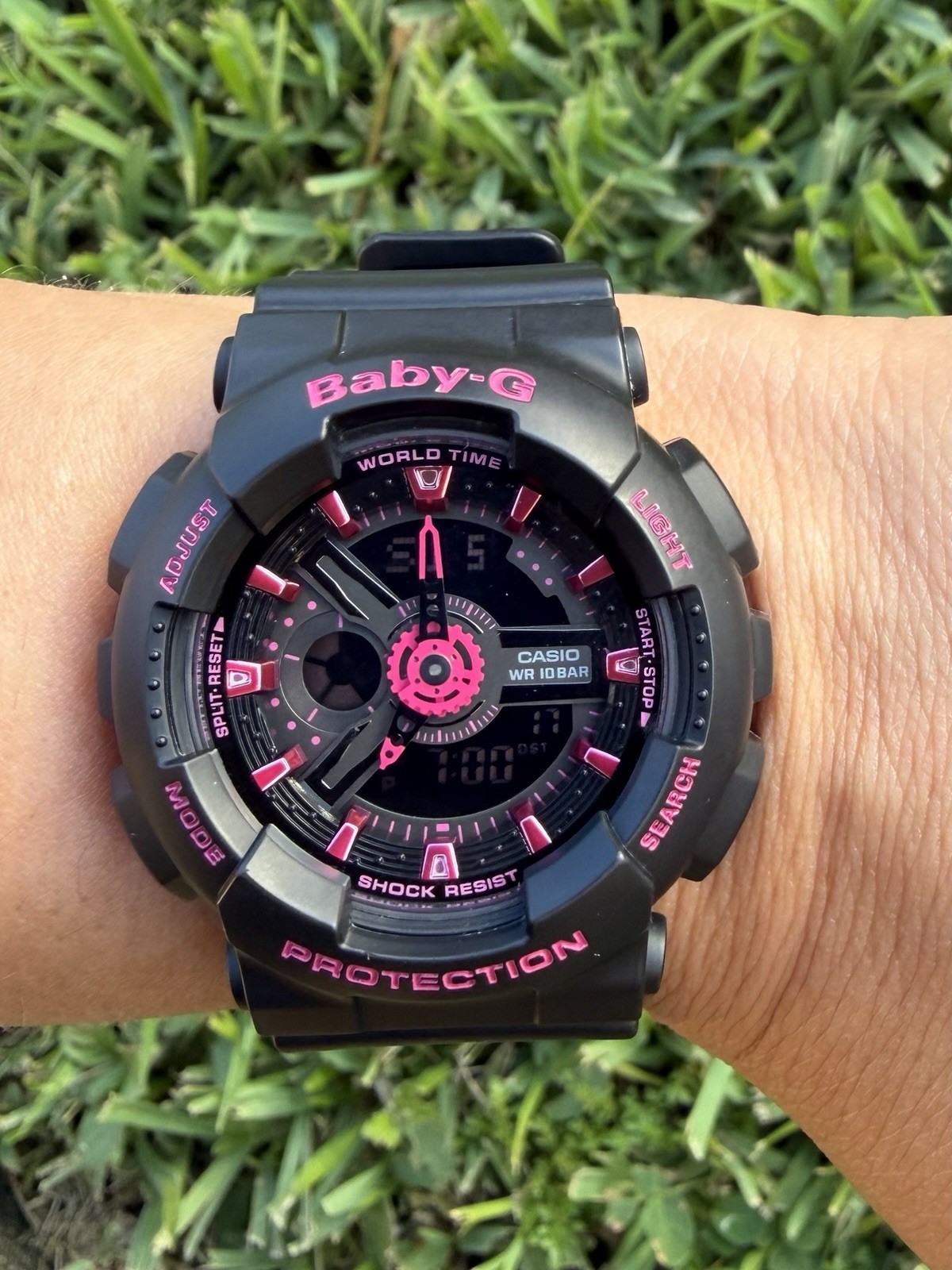 Casio Baby-G SHOCK BA-111 Black & Hot Pink | 🇺🇸US SELLER