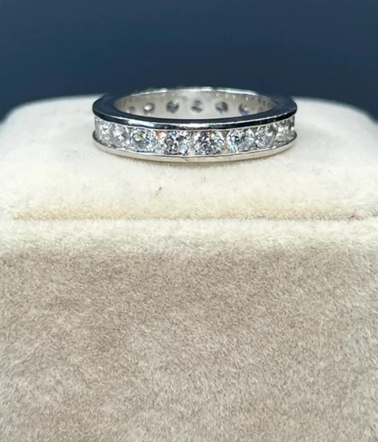 2Ct Round Cut lab-Created Engagement Ring 14K White Gold Plated