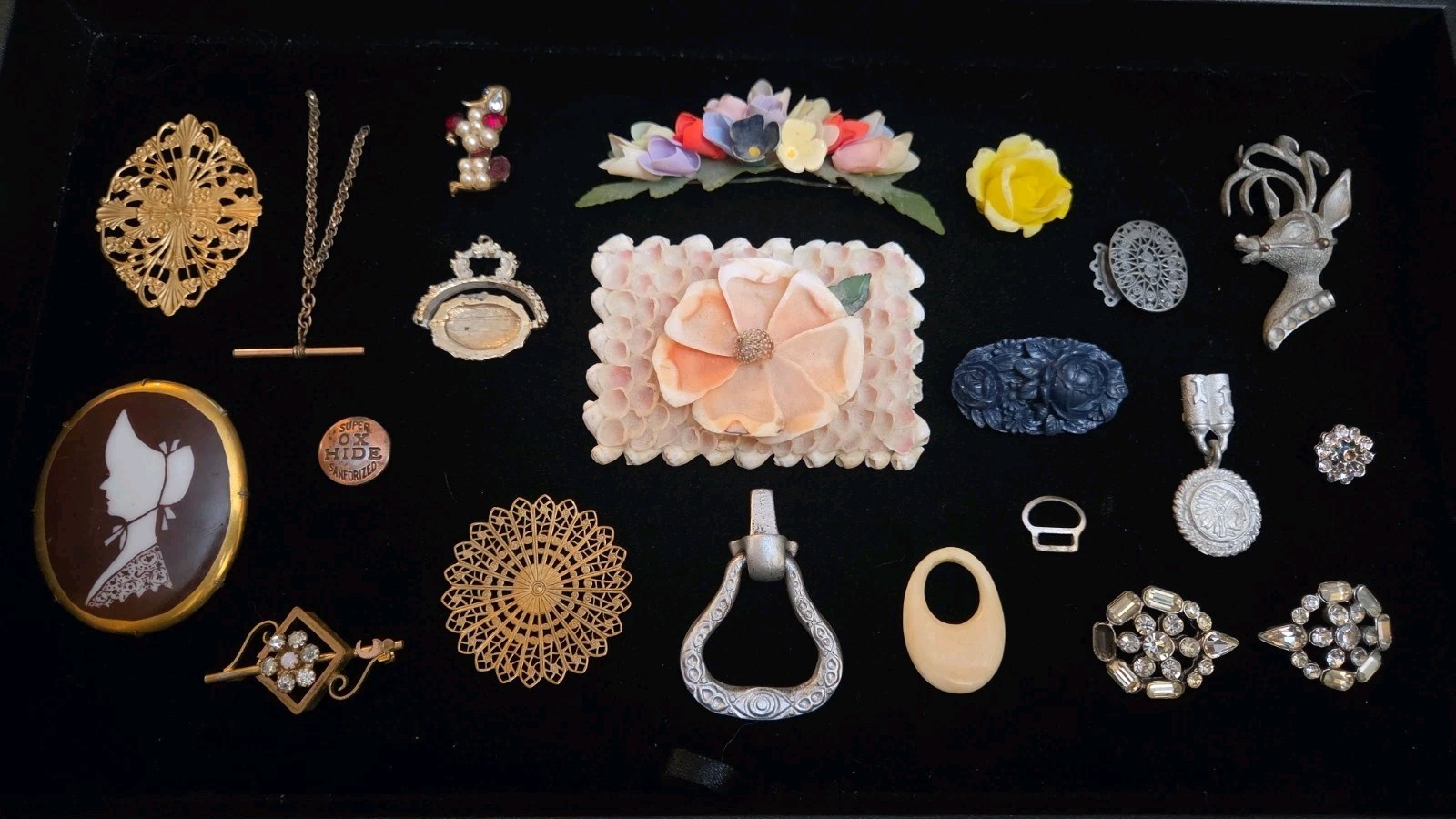 Antique Vintage Jewelry Findings Mixed Lot For Repair Restoration Junk GF