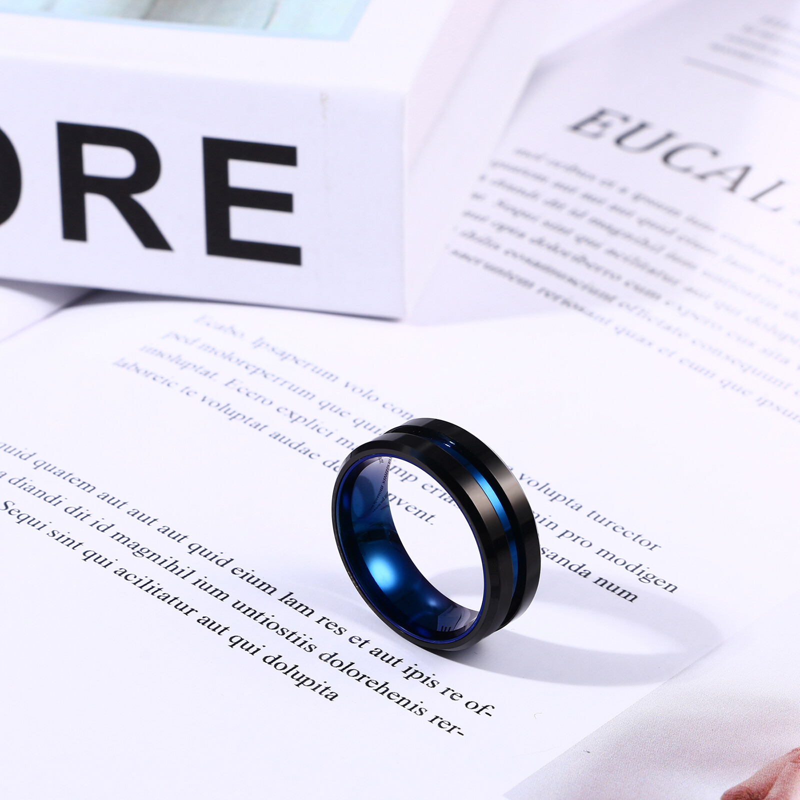 2pcs His&Hers Couple Ring Set Heart Cubic Zirconia Stainless Steel Wedding Band