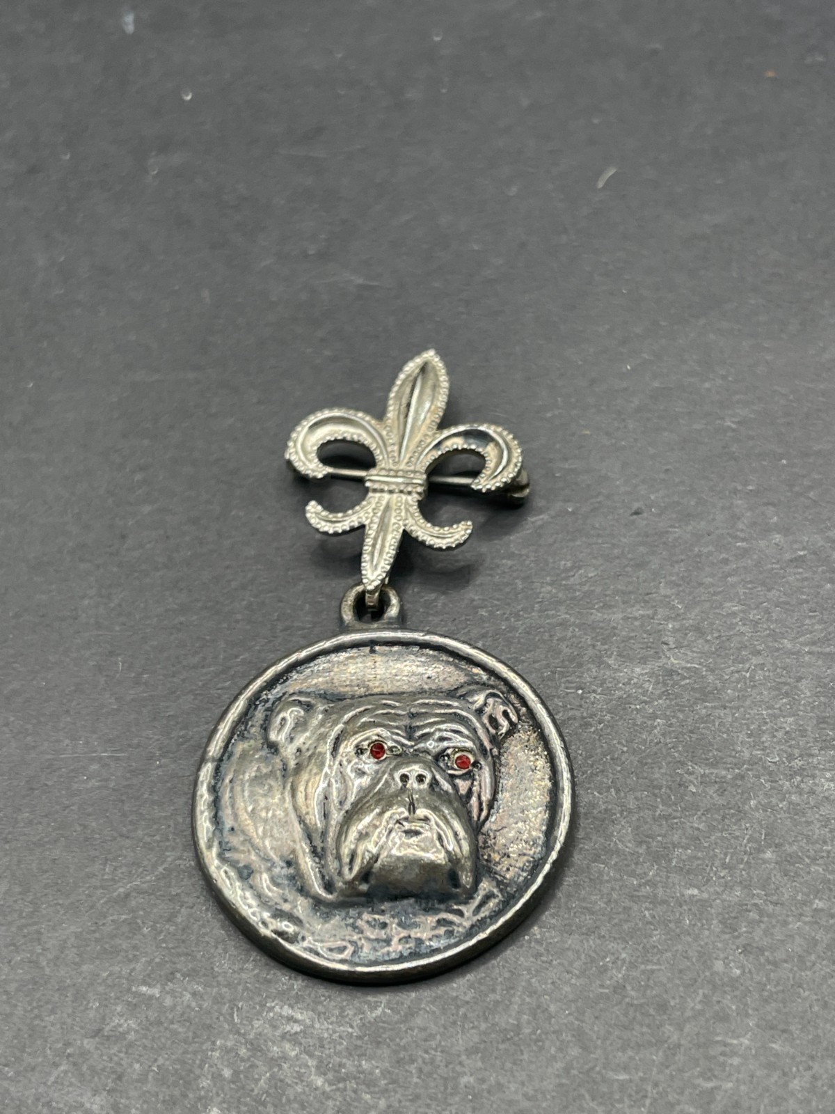 BCA Bulldog Championship Sterling Medallion w/ Gems