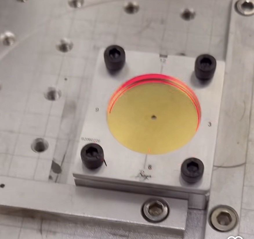 Watch dial 3-in-1 Tool: Precision Dial Foot Template, Heat Sink, Dial Holder