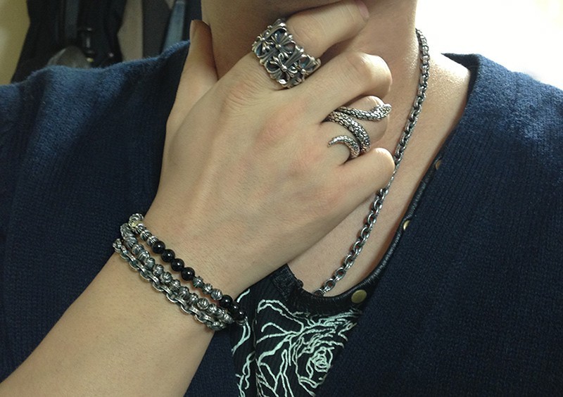 Snake Silver Ring Biker Ring 925 Free Size