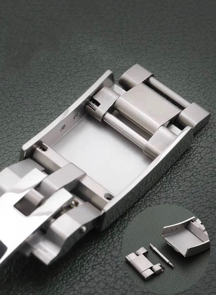 2 PC SPRING BAR PIN + TOOL FOR ROLEX GMT TRI-FOLD CLASP BUCKLE 16710,16570,14060