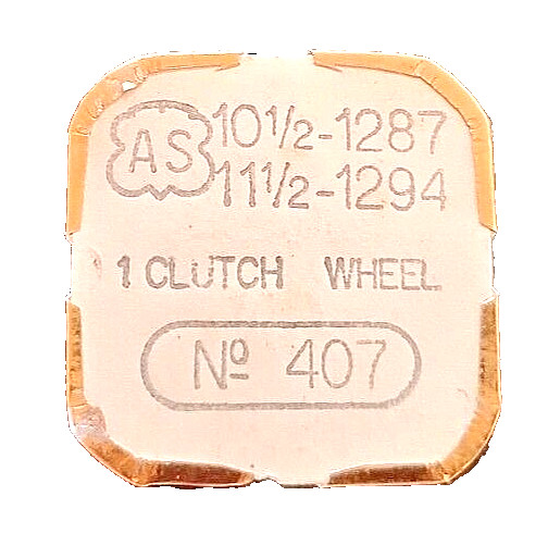 AS 1287 1294 Clutch Wheel watch part #407 A. Schild