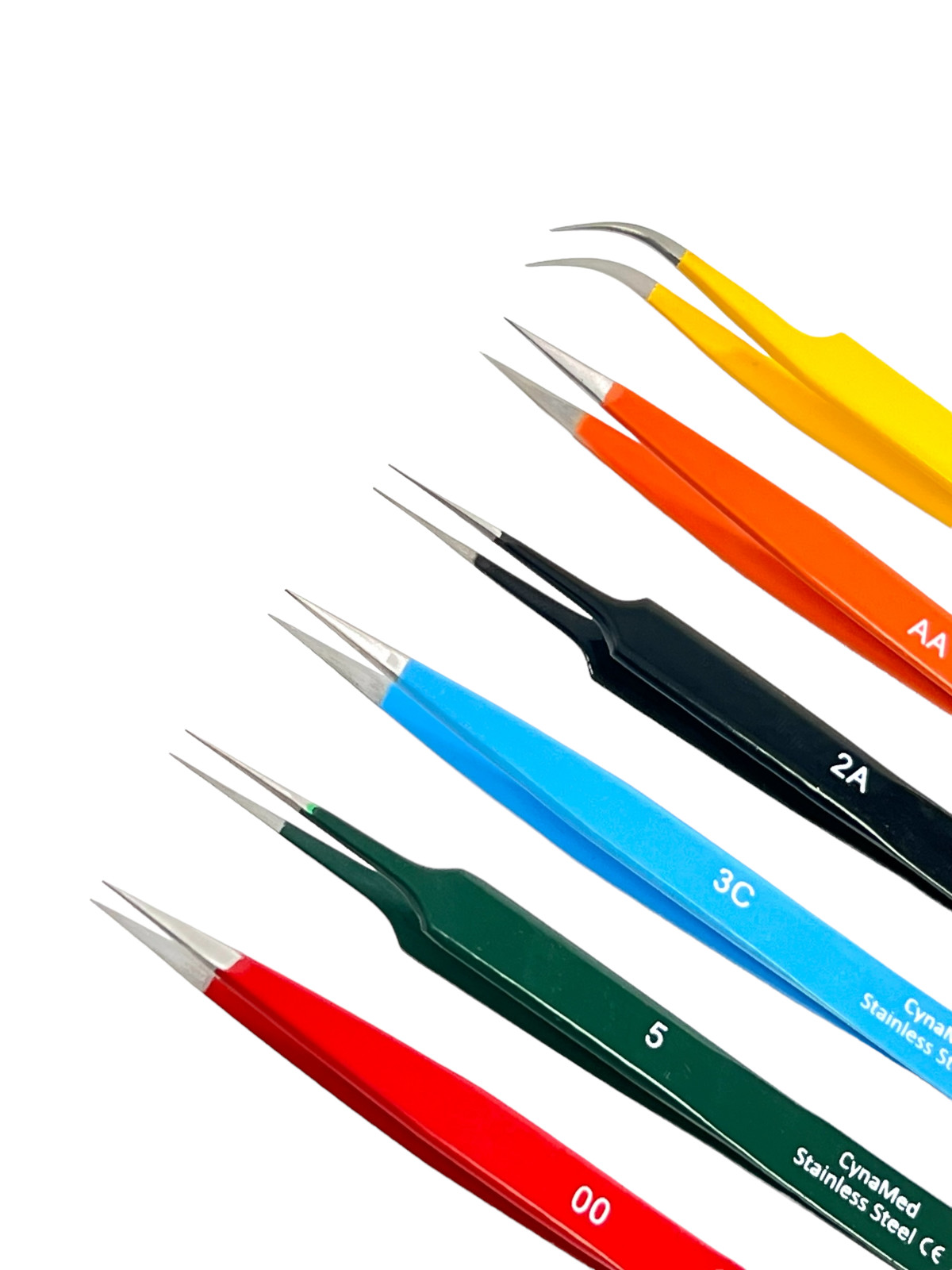 6 PC SWISS JEWELER STYLE PRECISION MICRO FORCEPS TWEEZERS SET KIT Premium