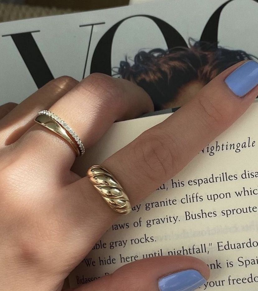 14ct Mejuri croissant Ring – 6.5