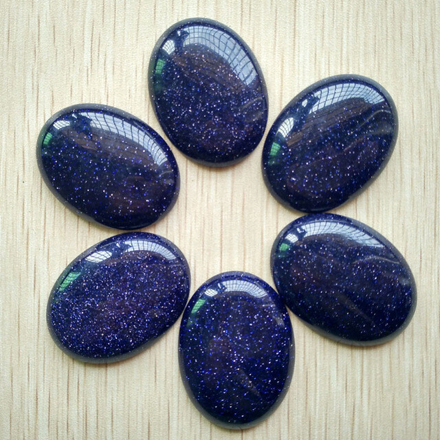 12pcs Natural Stone Mixed Oval CAB CABOCHON Beads 30x40mm DIY Jewelry No Holes