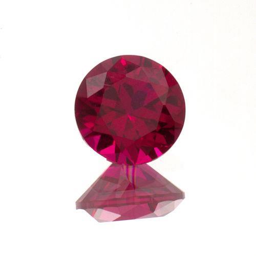 (2mm – 15mm) Round AAA Lab Created Ruby