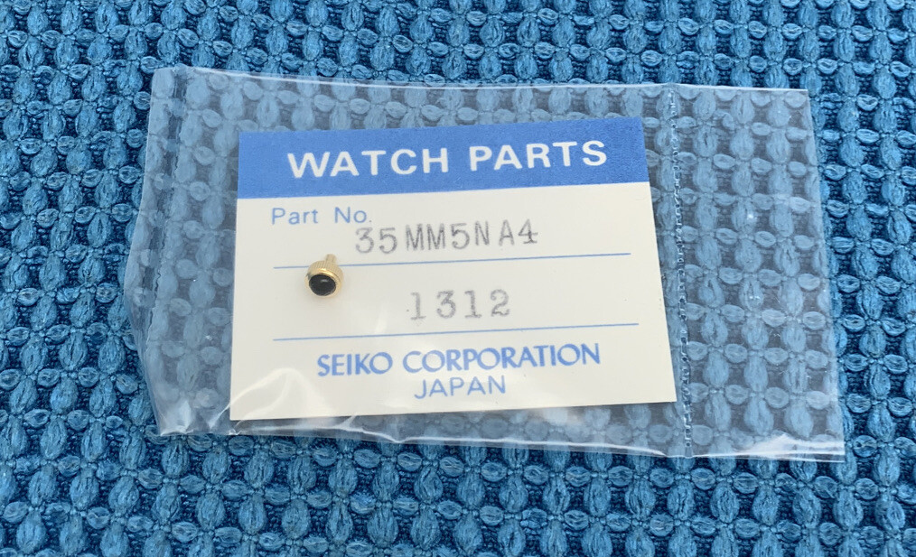 Seiko Crown 35mm5na4 Sealed Original New Old Stock. 30-35 R