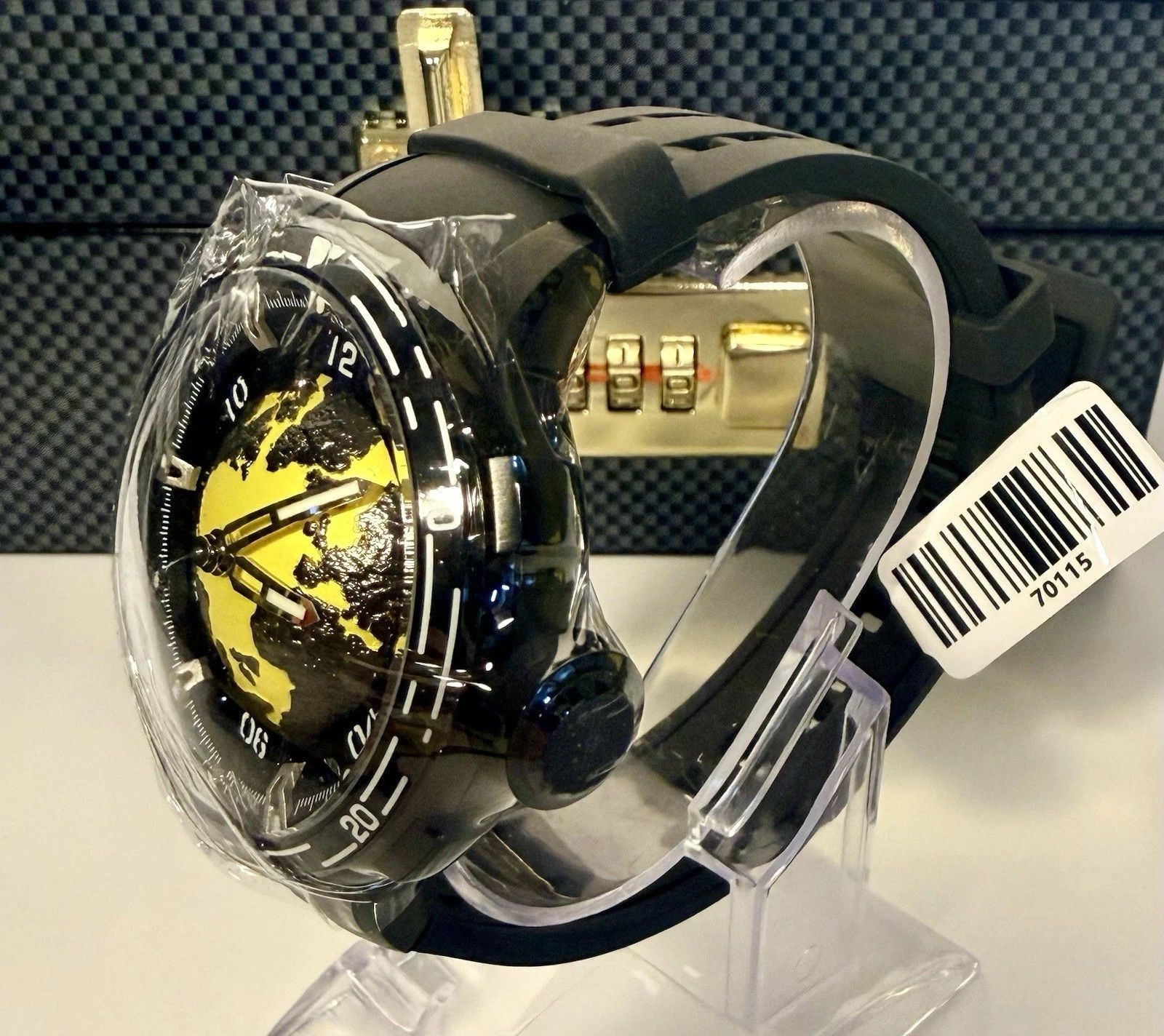 70115 Invicta Objet D Art Automatic Black 40mm Luxury Watch Vault Bundle