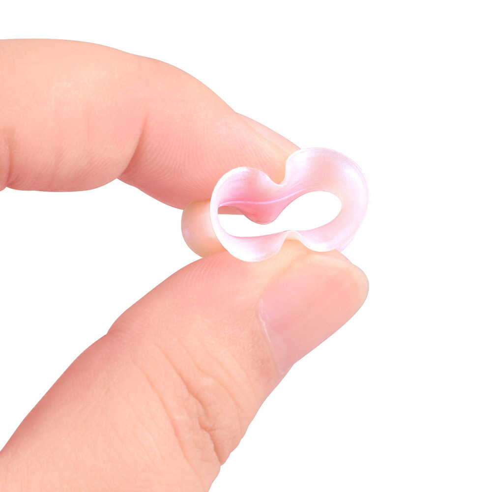 36pcs Soft Silicone Earskin Tunnels Plugs Pearl Powder Color Ear Gauges 2g-3/4″