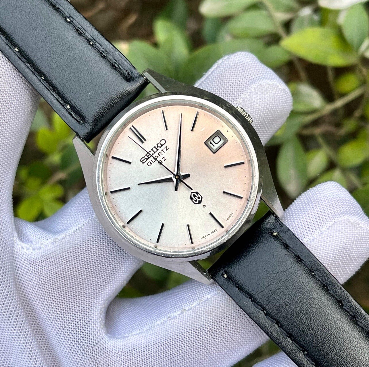 Vintage Seiko QZ Patina Dial JDM Dress Formal Japan Men’s Quartz Watch 0922-8000