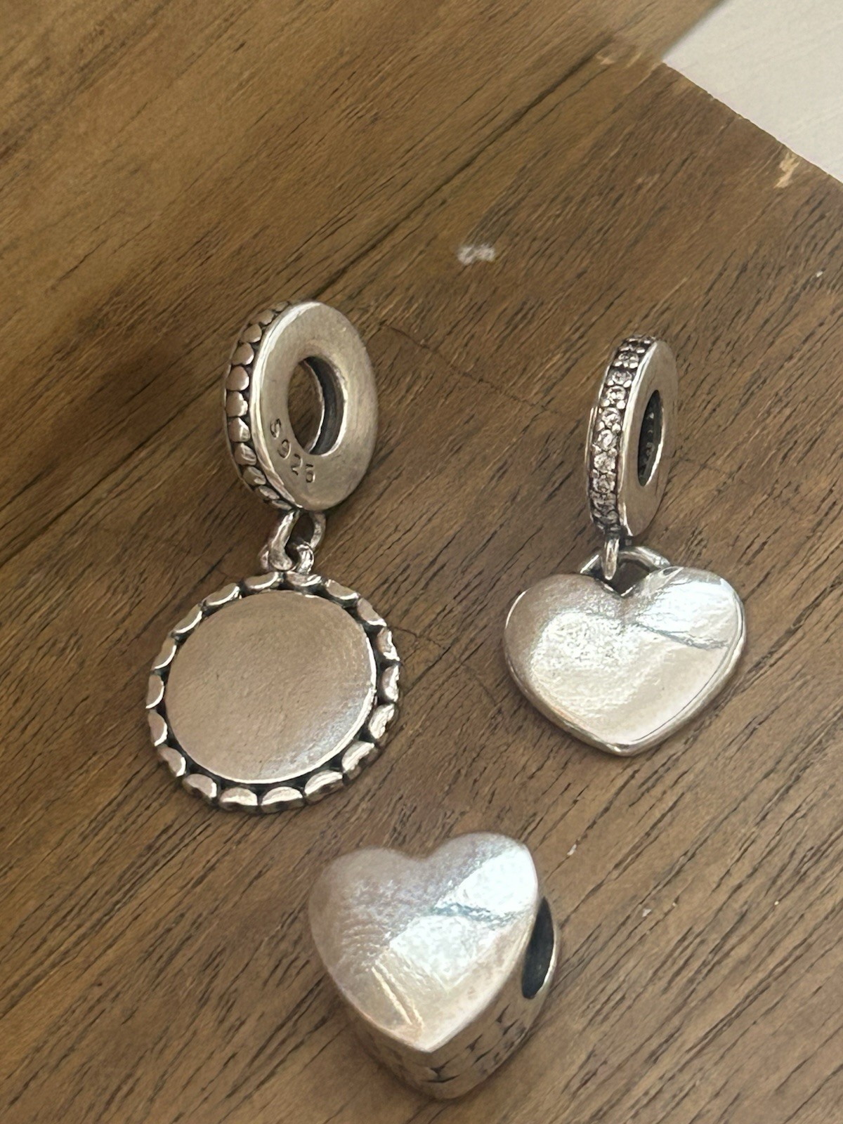 Custom Name / Text S925 Sterling Silver Charm Personalized Engraved Custom Text
