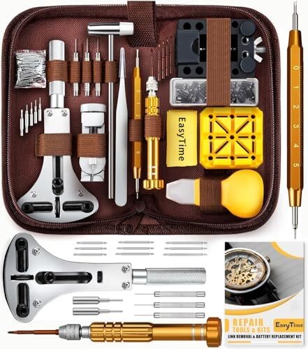 EasyTime Professional Watch Repair Kit Watch Band Tool Link Pin Remover Set Watc