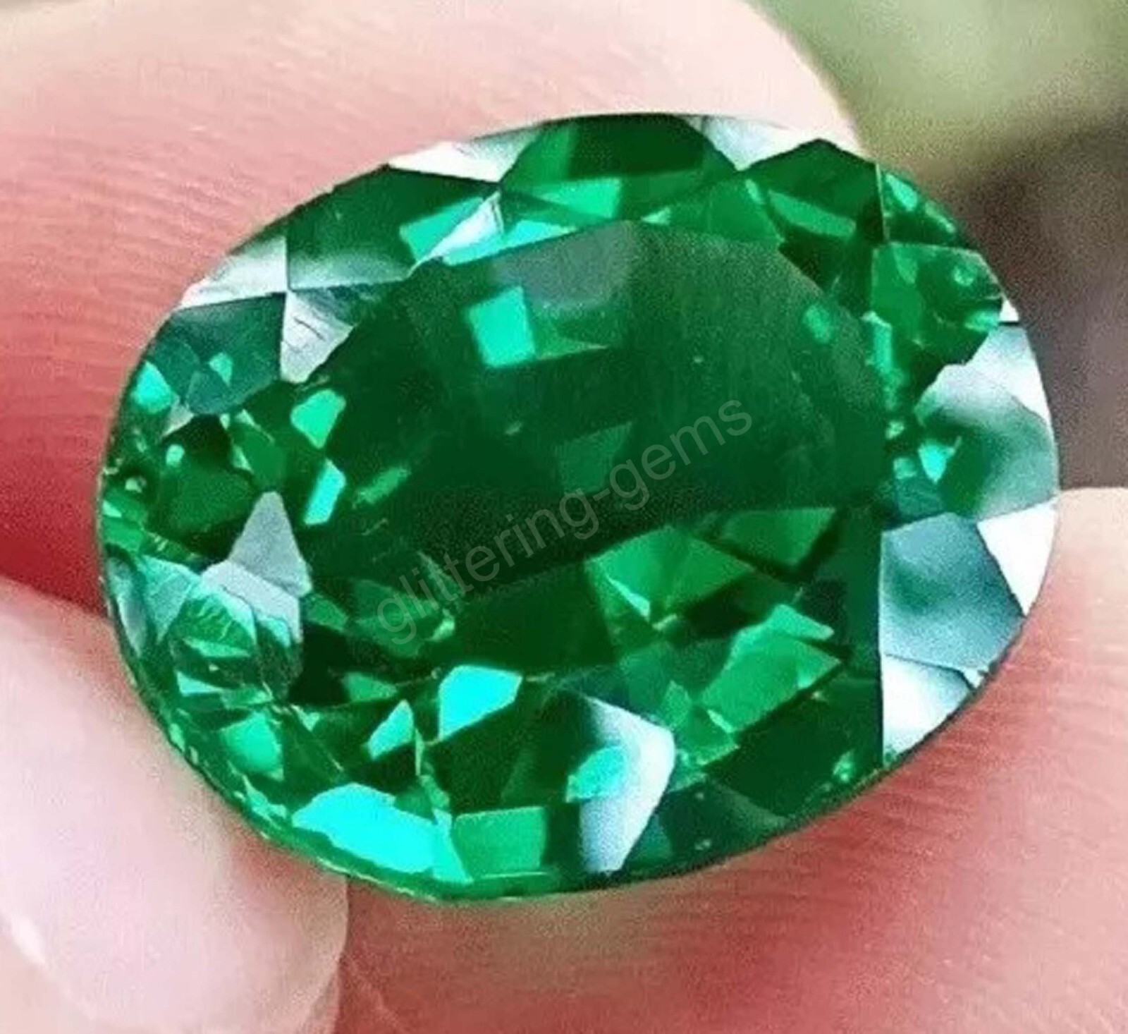 IGL Certified Flawless Natural Emerald 20 Ct Green Oval Cut Loose Gemstone 5SDK