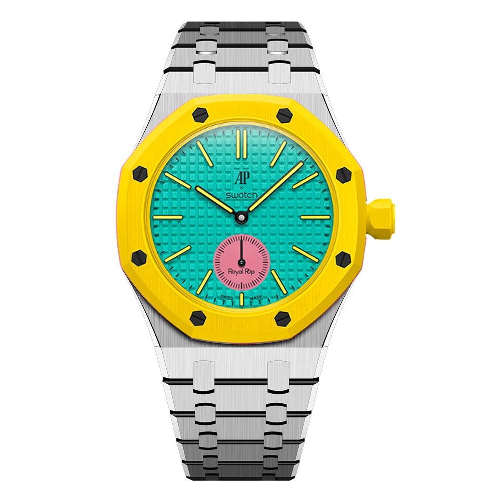 Stainless Steel Case Bracelet for ROYAL POP SWATCH x AP Pocket Watch
