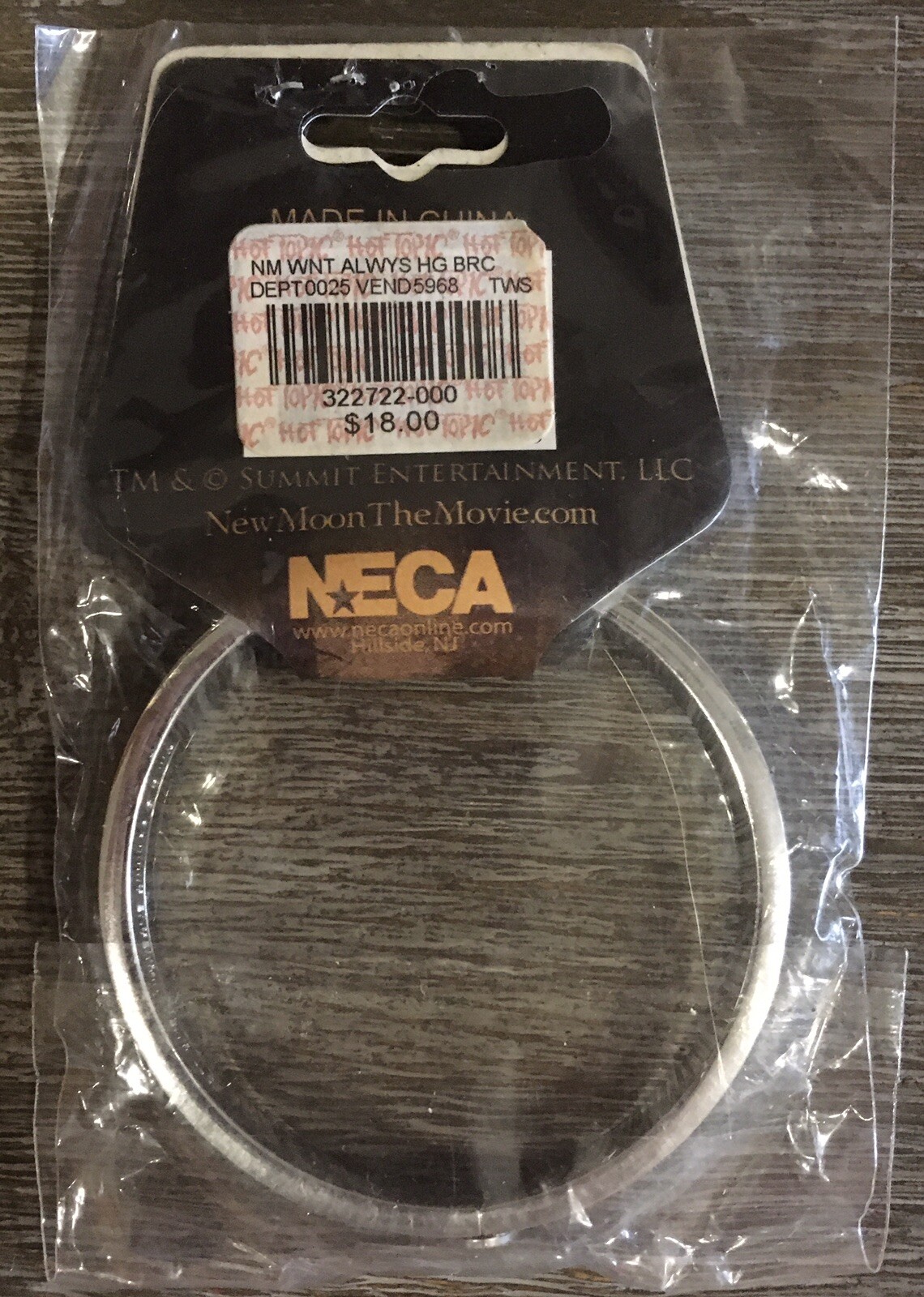 The Twilight Saga ~ New Moon ~ Hinged Bangle ~ “I Want You Always” ~ *NEW*