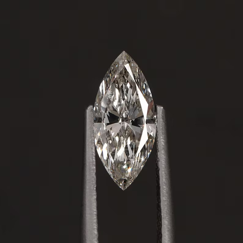 2.00 Cts MARQUISE Cut Certified Lab Grown CVD Diamond D Color VVS1 Clarity