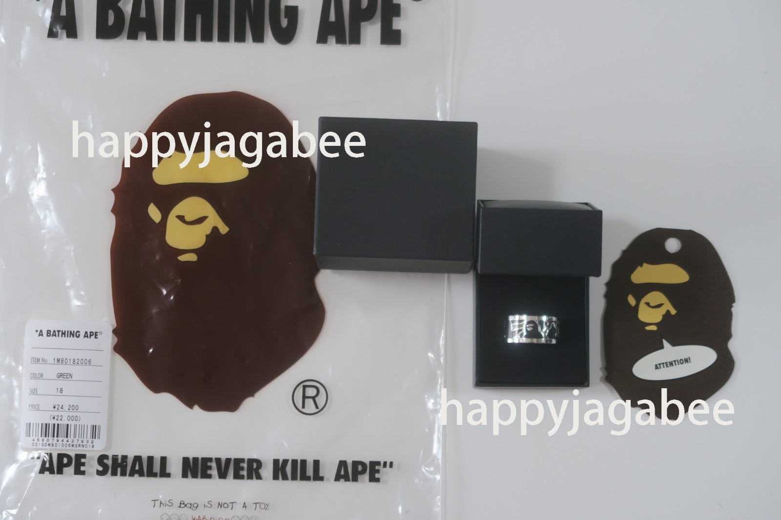 A BATHING APE Men’s Goods 1ST CAMO RING 1M80182006