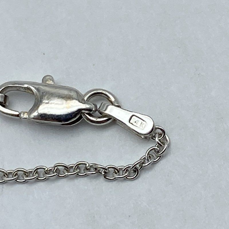 14K White Gold Delicate Cable Link Chain Necklace 17.5″ 2.15g 0.6mm