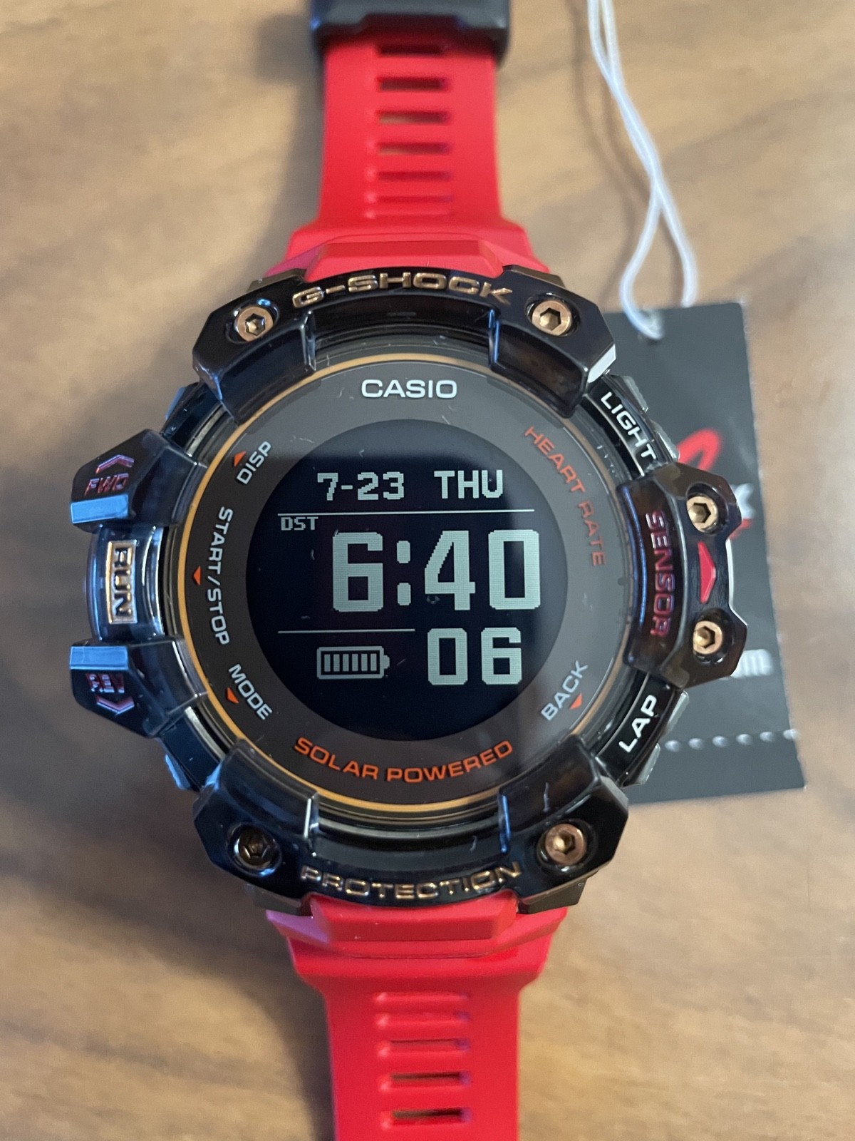 Casio G-Shock G-SQUAD PRO GBD-H1000-4A1JR Limited Edition 56.3mm Blk Resin/Stlss