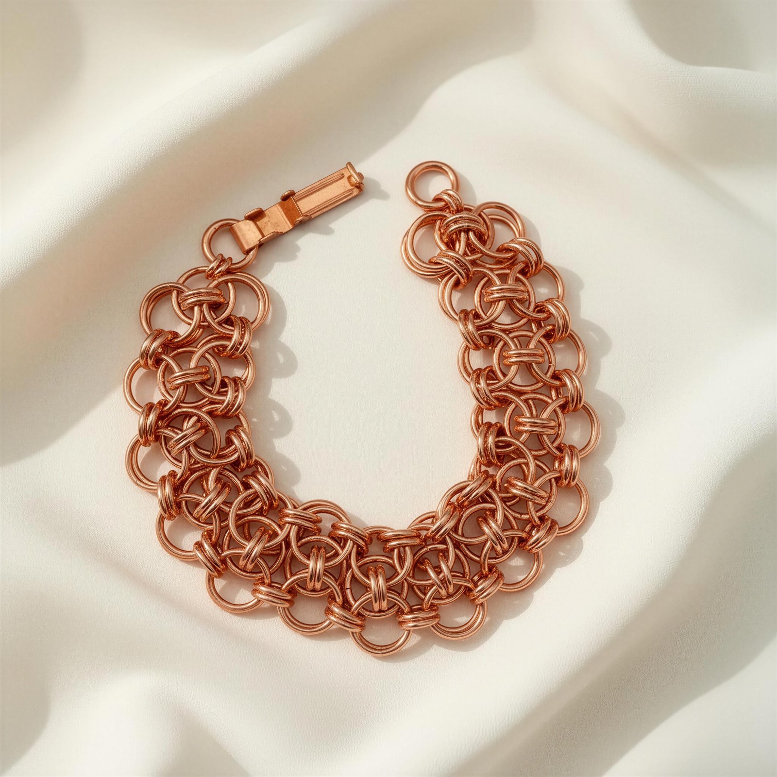 Pure Copper Bracelet • 20mm • Ladder Helm • Choice of Clasp