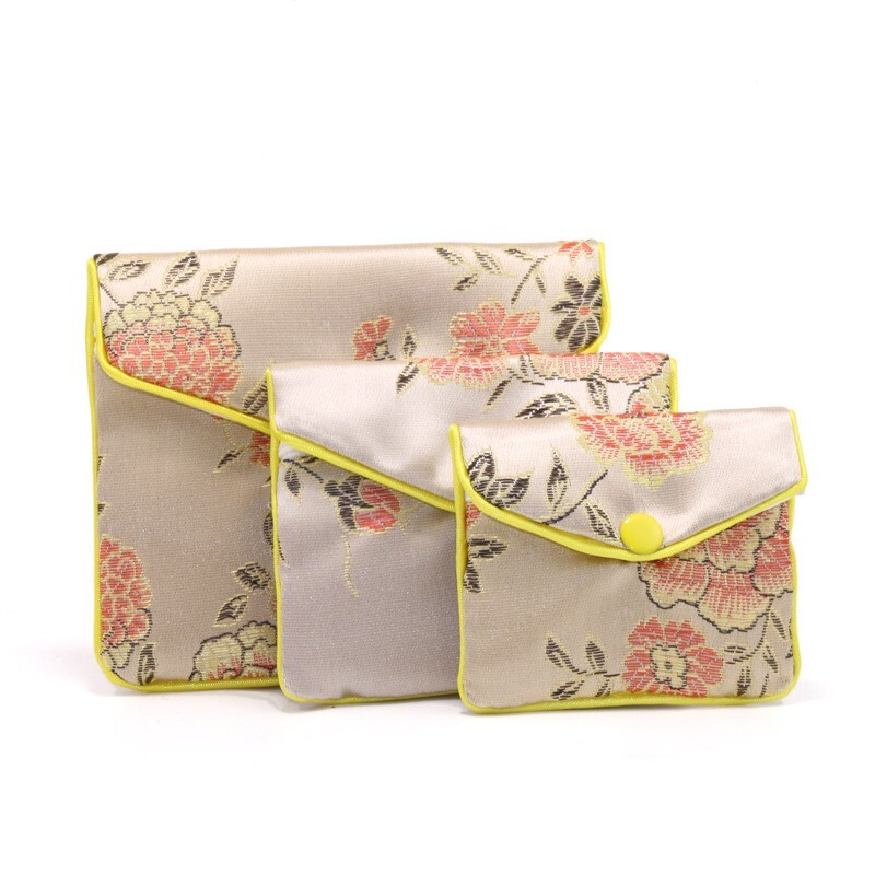 12-Pack Silk Jewelry Pouch, Gift Bags, Multicolor, Small/Medium/Large