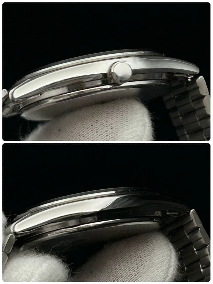 Working item SEIKO Chronos Day Date Wristwatch 5H23 7D40 New Battery