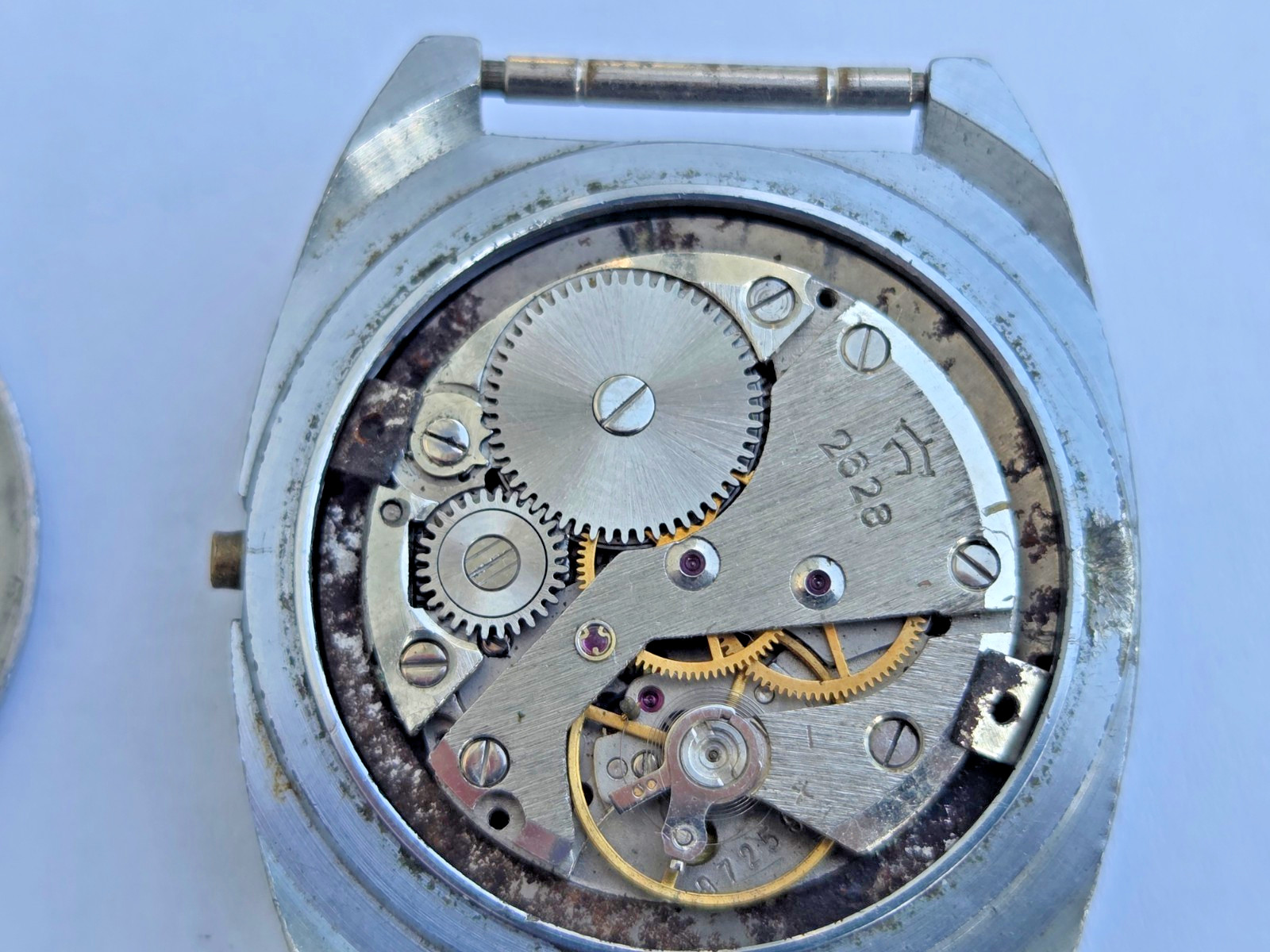 Russian Wristwatch Watch Raketa , Rocket . Made in USSR . Not working for parts.