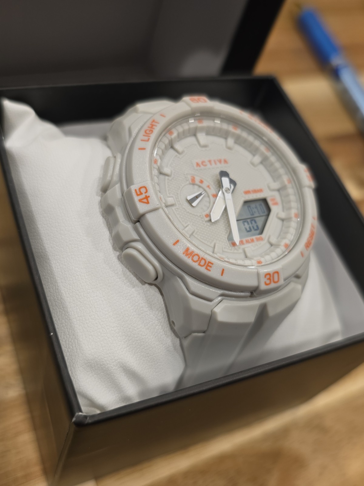 Activa Spry X Invicta Digital Essentials Men 53mm ABS Grey SK160 New!!