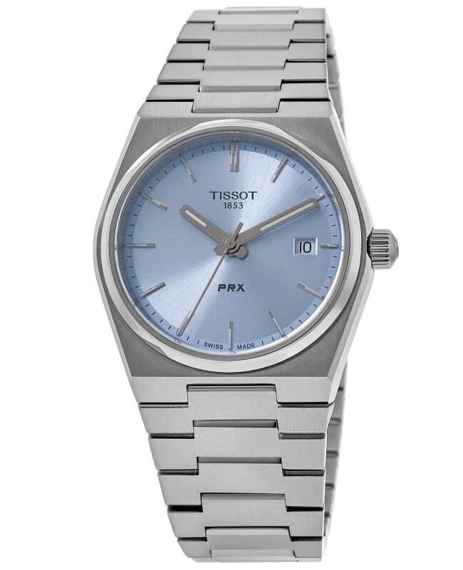 TISSOT PRX T137.210.11.351.00 Quartz Light blue Dial Unisex Watch 35mm