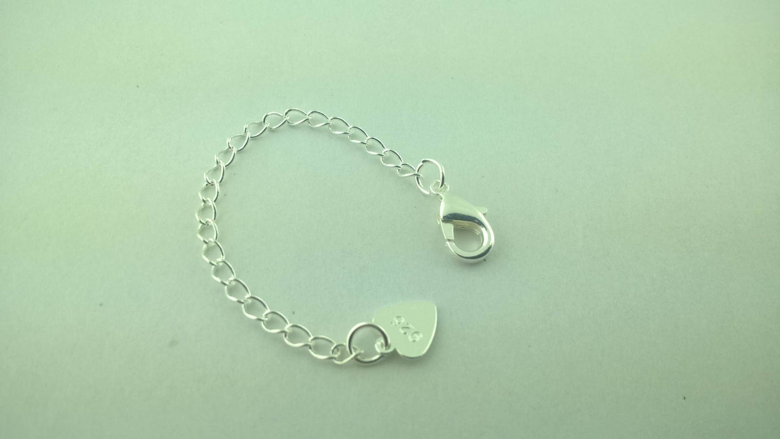 2.5″ Chain extenders 925 Sterling Silver Extencion for Necklace or bracelet.