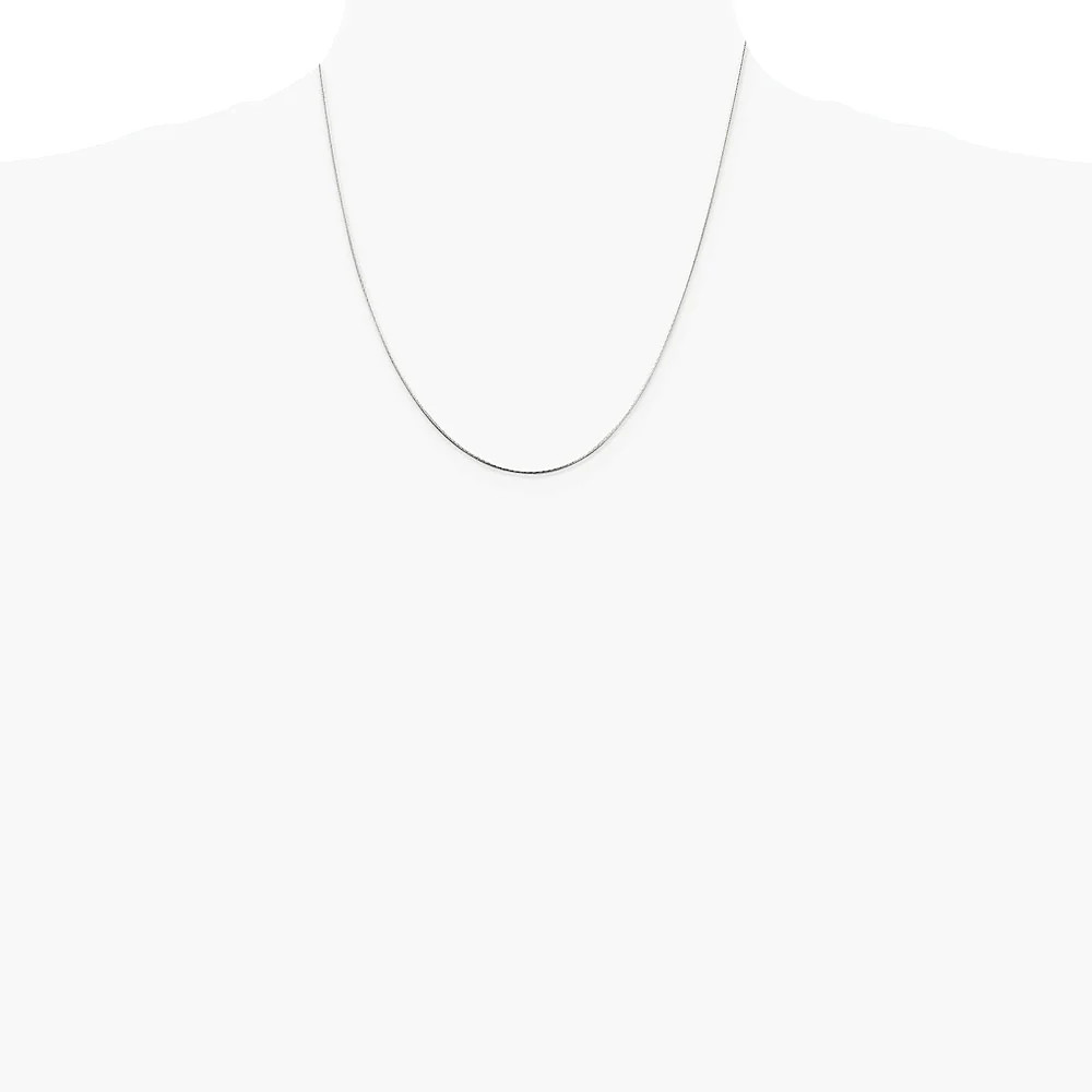 Sterling Silver .85mm Diamond-Cut Snake Chain Necklace 16″-30″