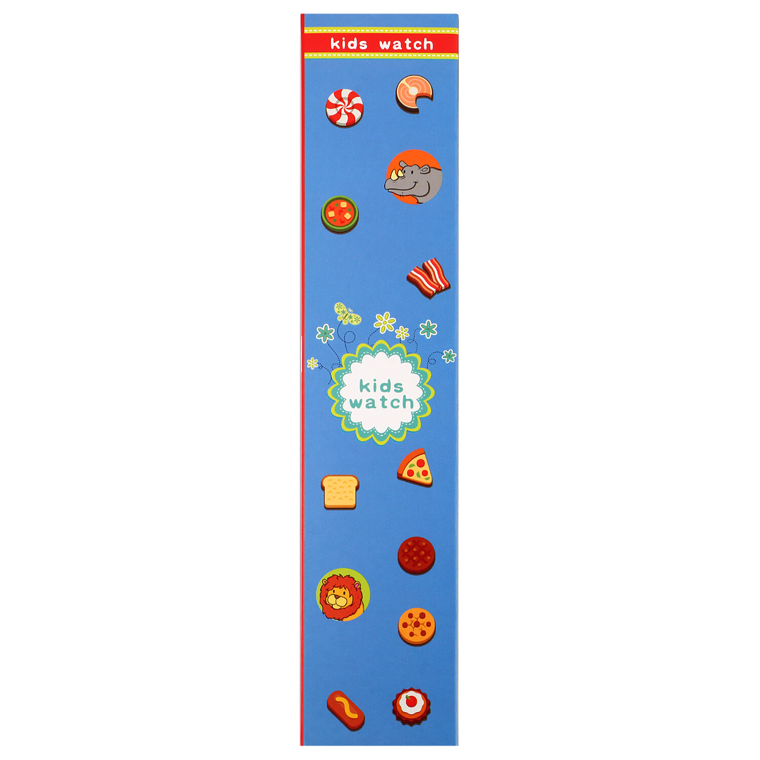 Children Rotatable Bezel Watch 3D Cute Kids Boy Fire Truck Strap Blue Wristwatch