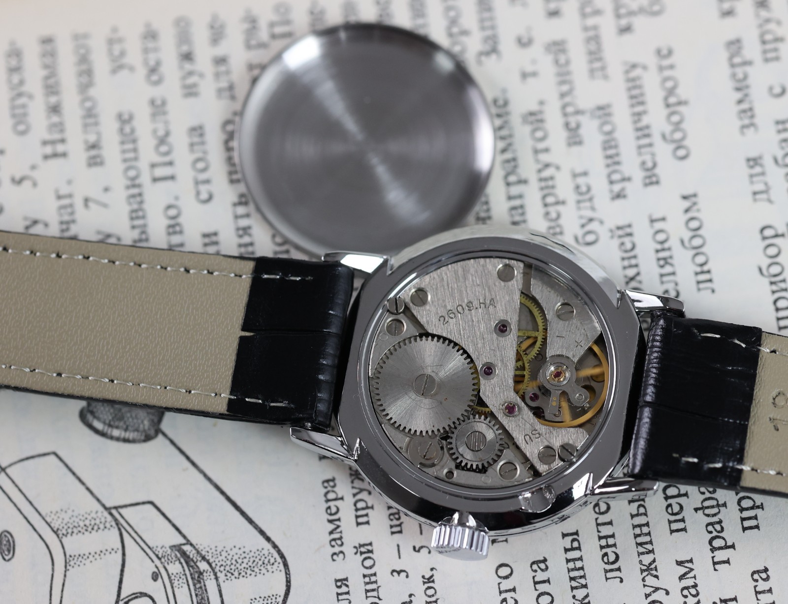 Raketa BIG ZERO mechanical 2609 Raketa small Zero raketa 0 Unisex case 34mm.