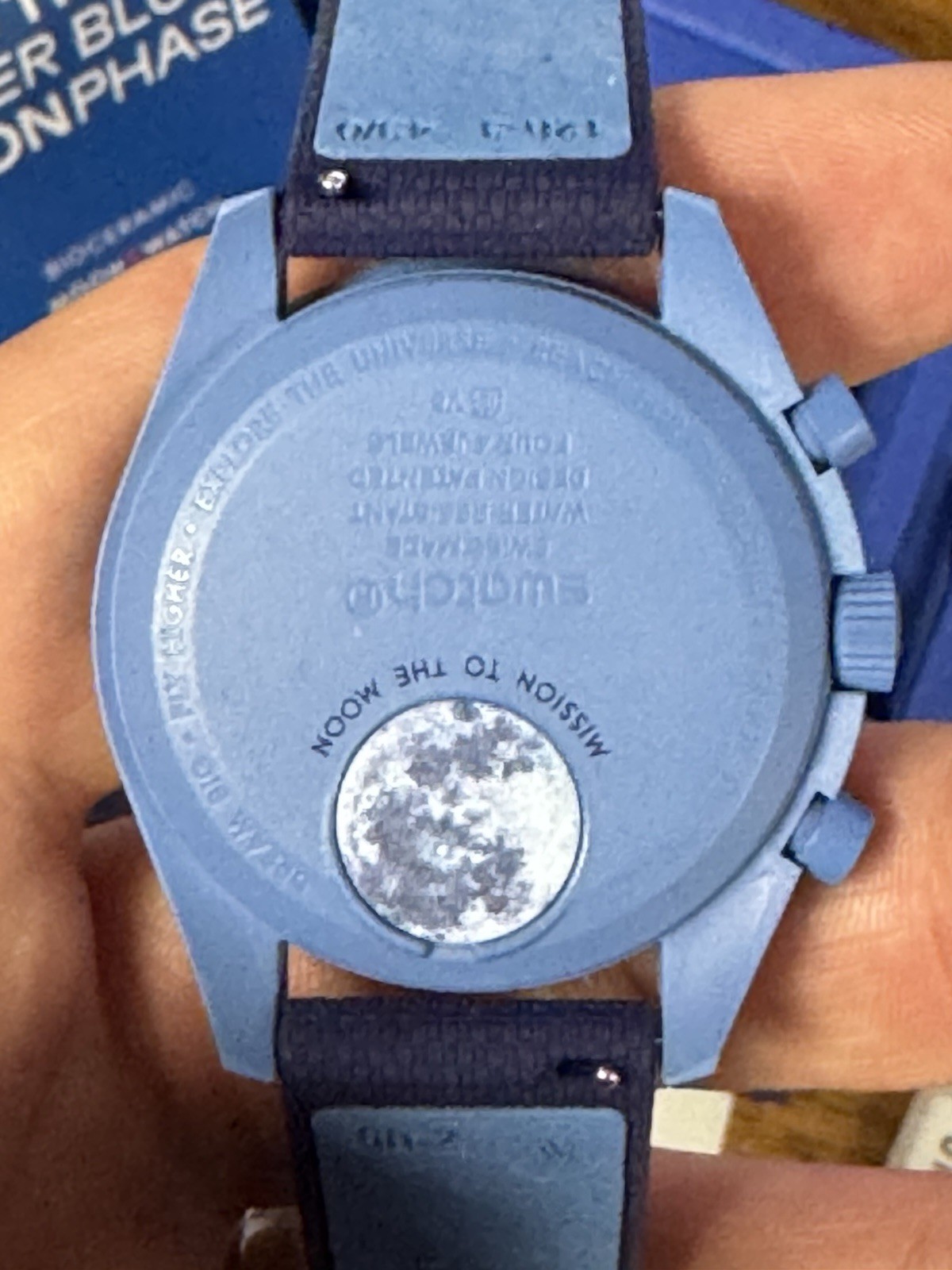 100%Authentic Swatch x Omega Moonswatch Mission To The Super Blue Moon Moonphase