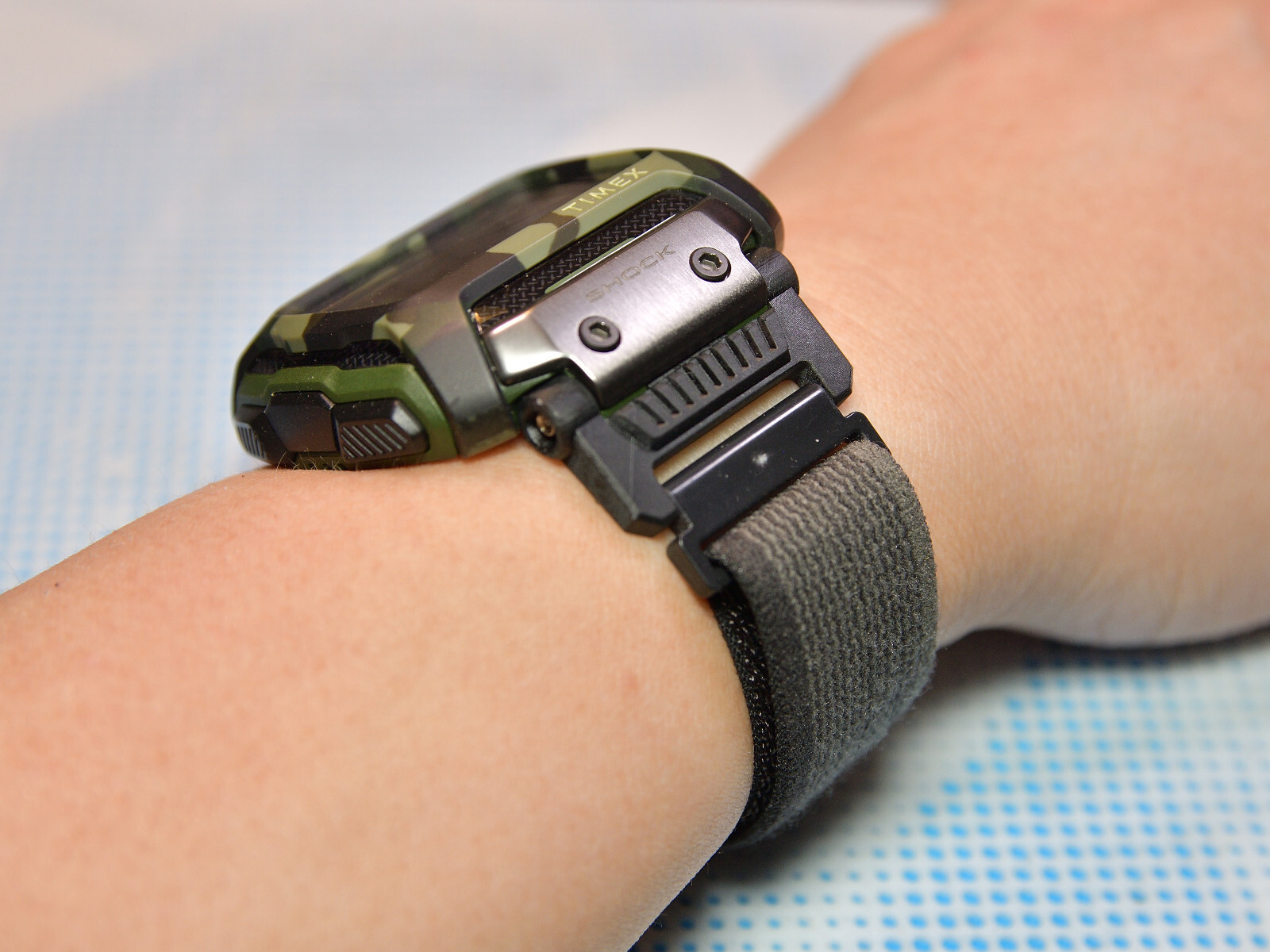 Resin Watch Strap & Band Adapter for Timex TW5M20400 Command Shock CAT 54mm