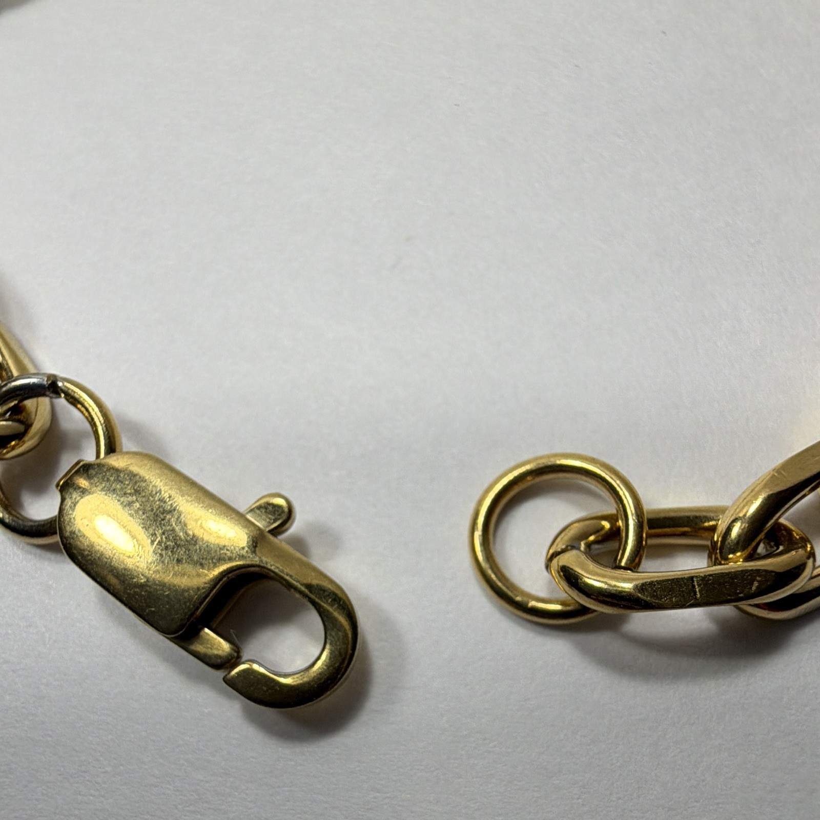 7″ Gold Tone Stainless Steel Cable Link Chain Bracelet 5mm Men Women Unisex