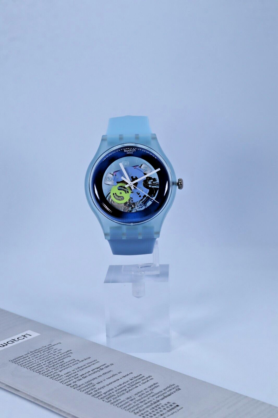 New limited Swiss Swatch New Gent 41MM Cool Me Watch SUOS100 Adult Unisex Blue