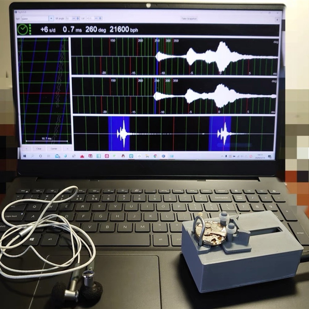 TGBC Mechanical Watch Timegrapher Tester Repair Tools Used with PC and Cellphone
